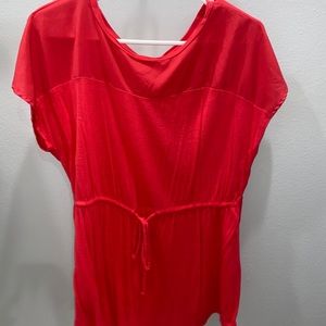 Red blouse
